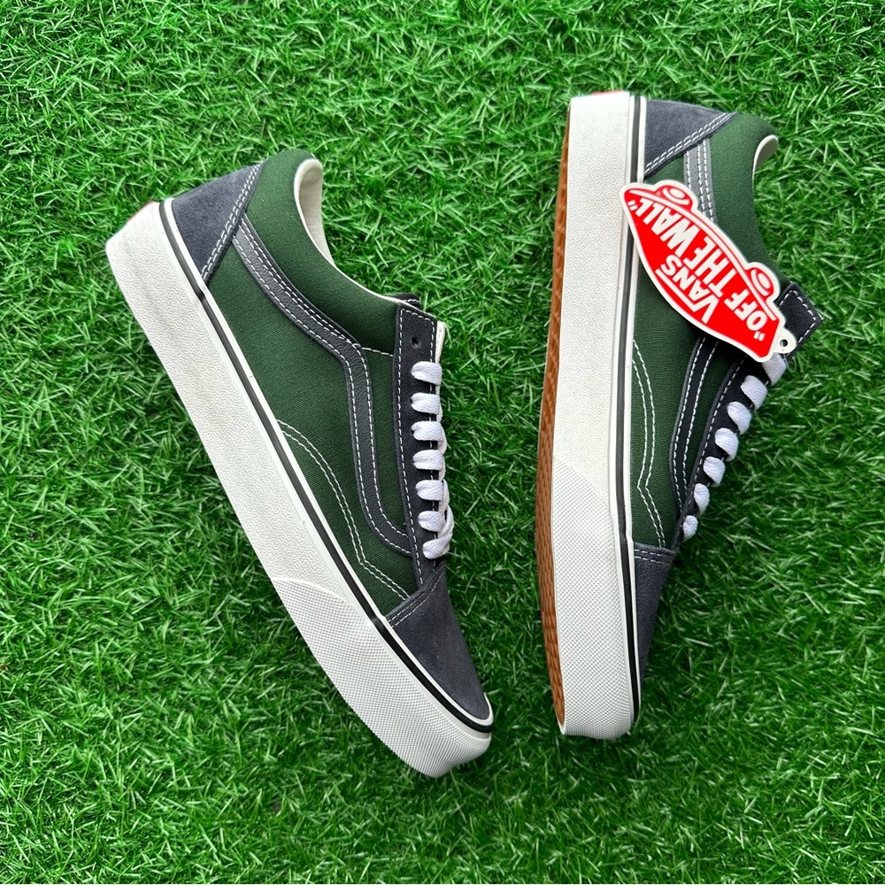 Vans Old Skool 2 Tone Navy Green - Picture 5 of 10